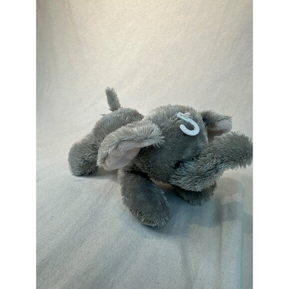 Gray Plush Elephant Stuffed Animal By Aurora 8" Soft Toy For Kids & Collectors - Picture 2 of 4